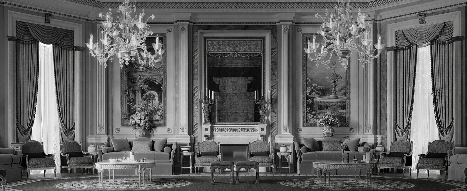 High-end women majlis interior with bespoke upholstery in Riyadh